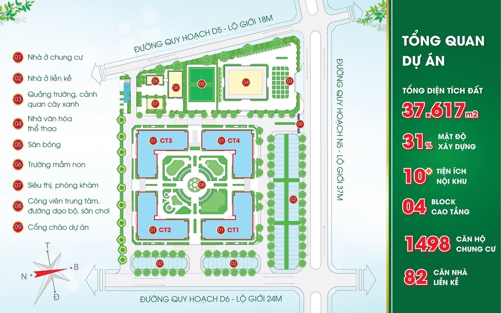 Mặt Bằng Tiện Ích Dự Án Nhà Thiết Chế Công Đoàn Tỉnh Bình ĐỊnh