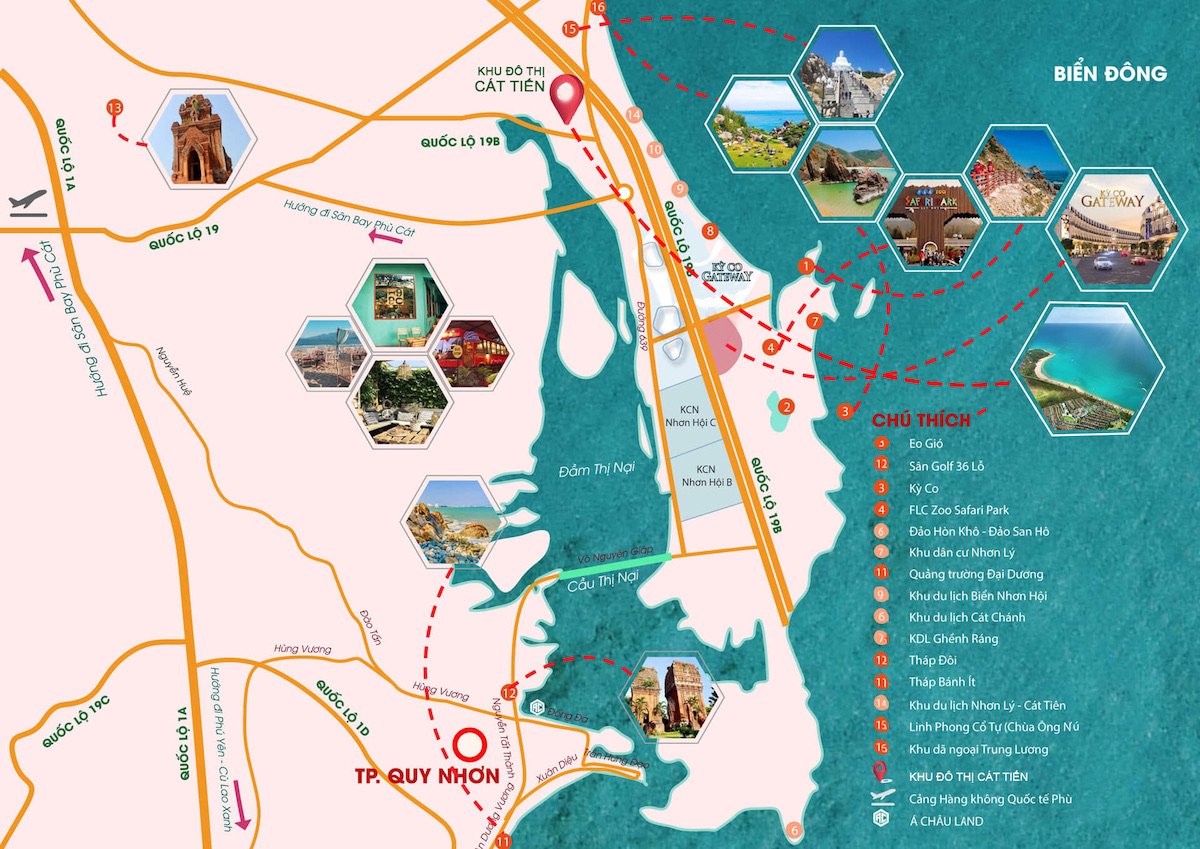 Vị trí khu đô thị cát tiến