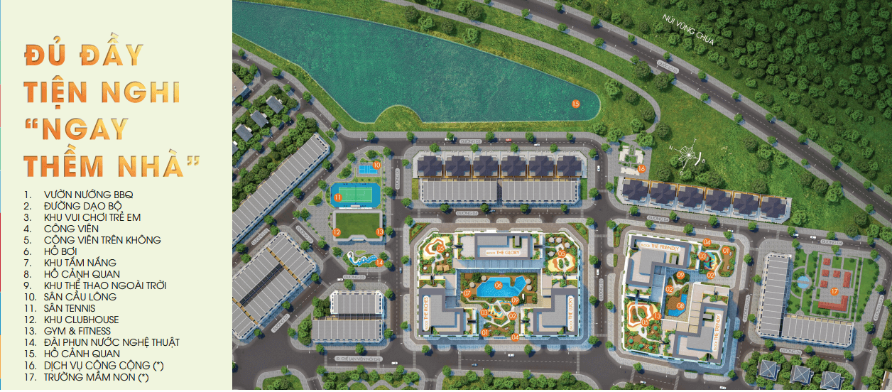 Mặt bằng tiện ích dự án Luvista Quy Nhơn