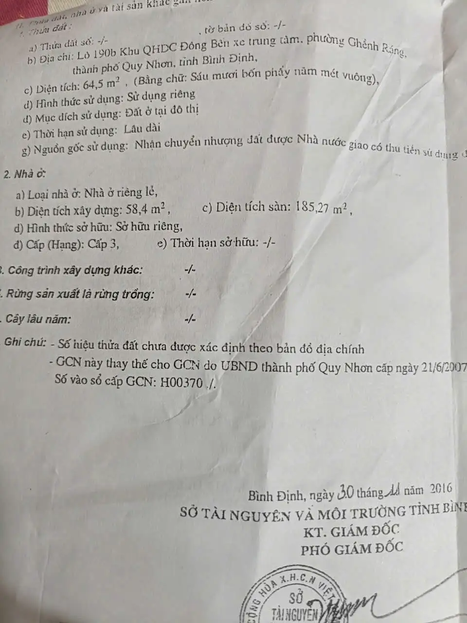 NHÀ MẶT TIỀN TÔN THẤT BÁCH – GẦN BIỂN QUY NHƠN CHỈ 4,65 TỶ