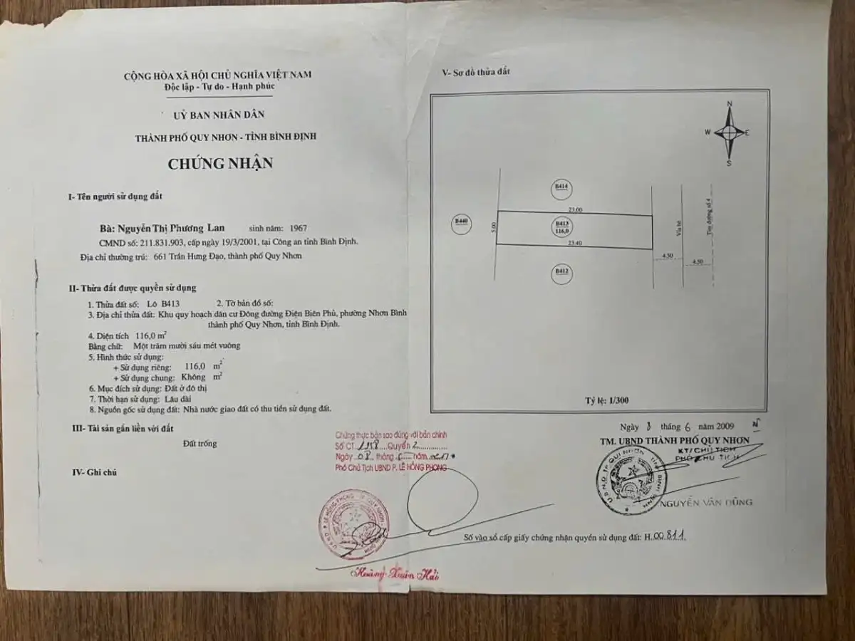 Bán Nhà Mặt Tiền Sư Đoàn Ba Sao Vàng Nhơn Bình Quy Nhơn