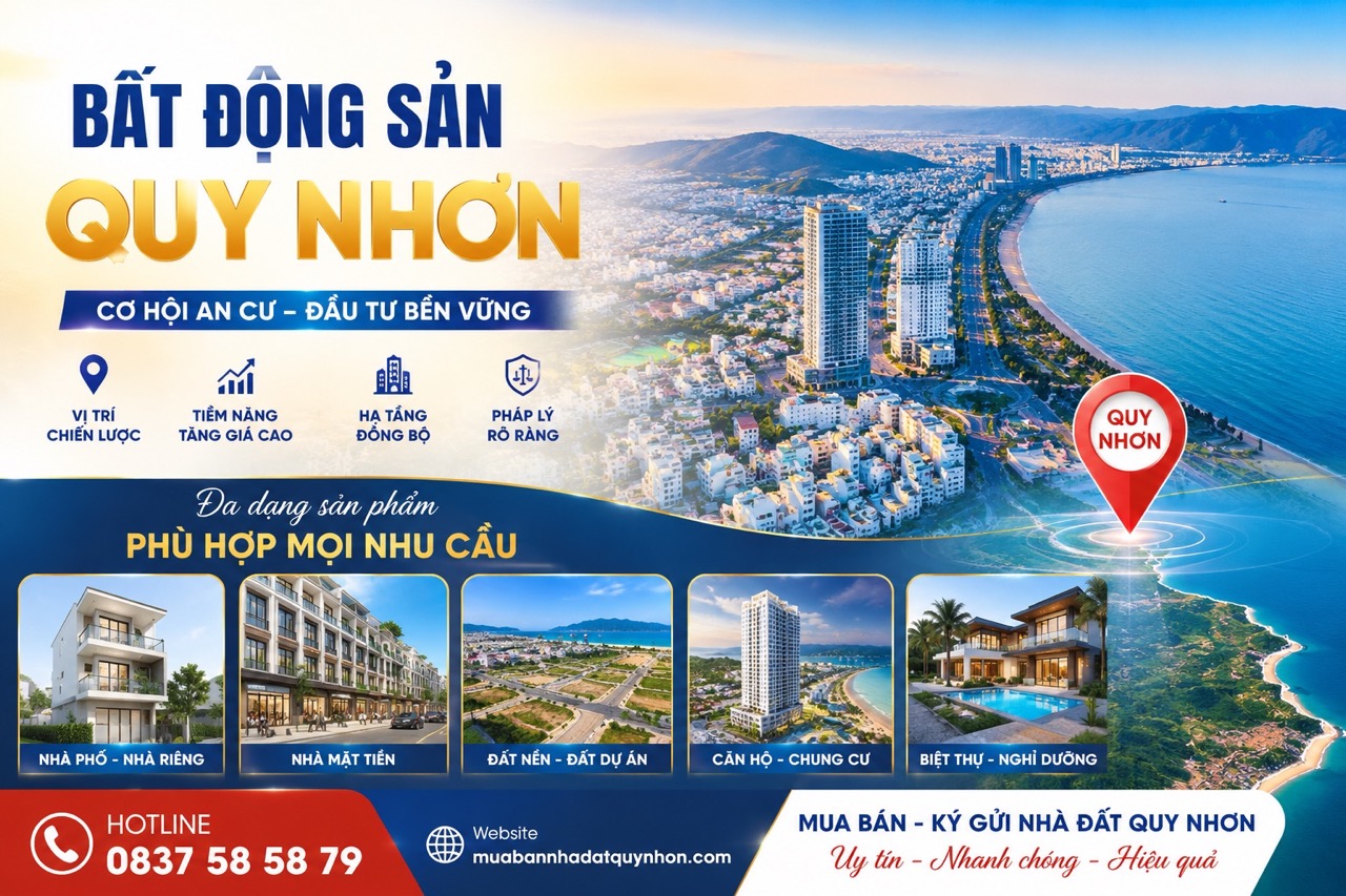 Bất Động Sản Quy Nhơn – Cập Nhật Nhà Đất Mua Bán, Đầu Tư Mới Nhất