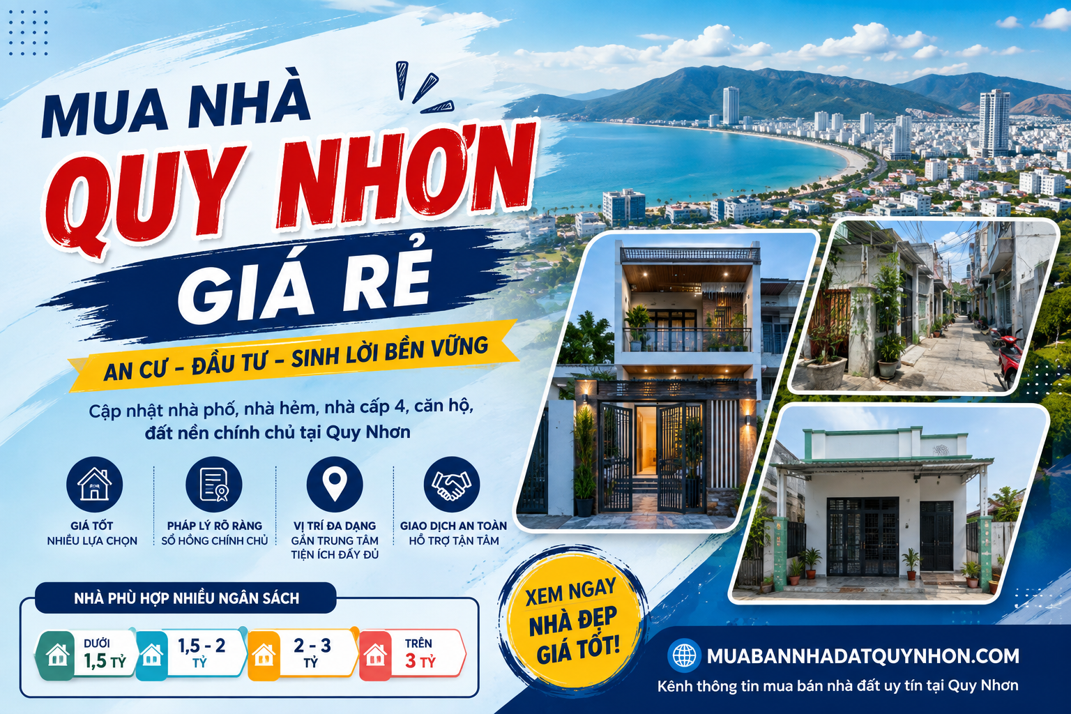 mua nhà Quy Nhơn giá rẻ