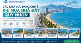 Các khu vực đáng chú ý khi mua nhà đất Quy Nhơn – So sánh từng khu vực.