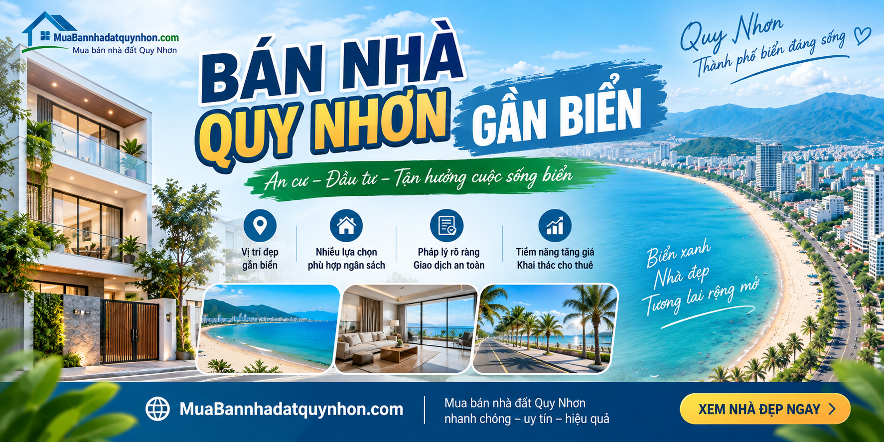 Bán nhà Quy Nhơn gần biển